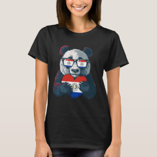 Paraguay Flag Panda Bear Sonnenbrille Paraguayan R T-Shirt