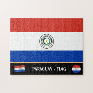 Paraguay Flag & Paraguay Land / Paraguay Puzzle