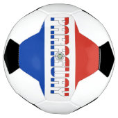 Paraguay Flag Red White Blue Tricolor Patriotic Fußball (Gedreht)