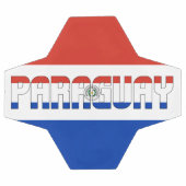 Paraguay Flag Red White Blue Tricolor Patriotic Fußball (Flach)