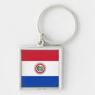 Paraguay Flag Schlüsselanhänger