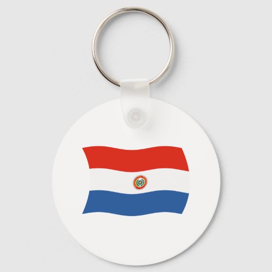 Paraguay Flag Schlüsselanhänger (Vorderseite)