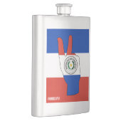 Paraguay Flag Sieg Signatur Patriotic Flachmann (Rechts)