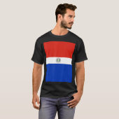 Paraguay Flag Souvenir Heritage Reise T-Shirt (Vorne ganz)