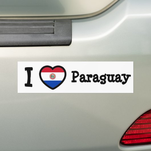 Paraguay-Flagge Autoaufkleber (Auf Auto)