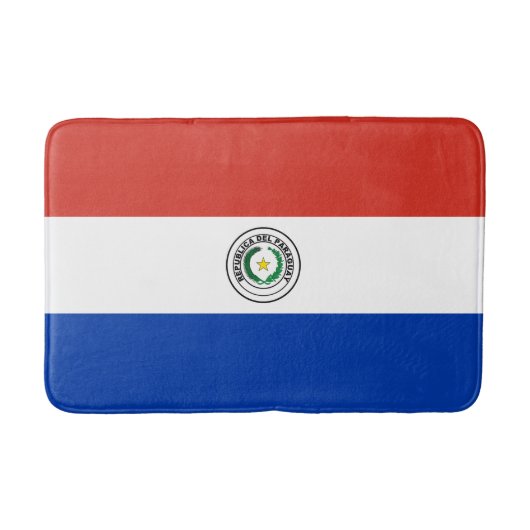 Paraguay-Flagge Badematte (Vorderseite)
