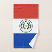 Paraguay-Flagge Badhandtuch Set (Handtuch)