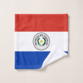 Paraguay-Flagge Badhandtuch Set (Waschlappen)