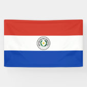 Paraguay-Flagge Banner (Horizontal)
