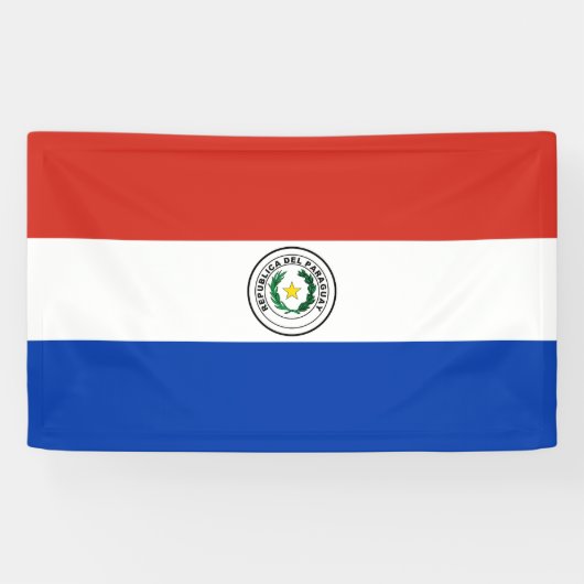 Paraguay-Flagge Banner (Horizontal)