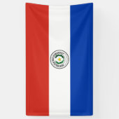 Paraguay-Flagge Banner (Vertikal)