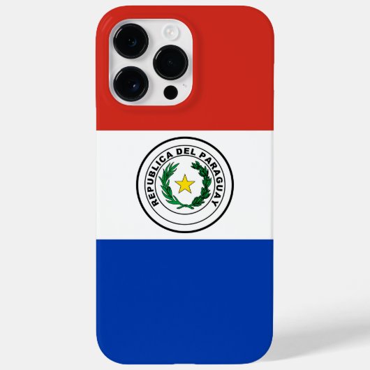 Paraguay-Flagge Case-Mate iPhone Hülle (Rückseite)