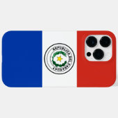 Paraguay-Flagge Case-Mate iPhone Hülle (Rückseite (Horizontal))