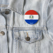 Paraguay Flagge Charming Patriotic Button (Beispiel)
