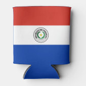 Paraguay-Flagge Dosenkühler (Vorderseite)