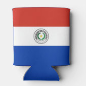 Paraguay-Flagge Dosenkühler (Rückseite)