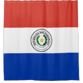 Paraguay-Flagge Duschvorhang (Vorderseite)