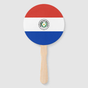 Paraguay-Flagge Fächer
