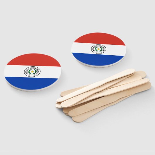 Paraguay-Flagge Fächer (Non-assembled)