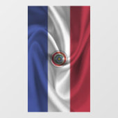 Paraguay-Flagge Fensteraufkleber (Blatt)