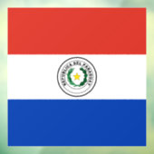Paraguay-Flagge Fensteraufkleber (Blatt 3)