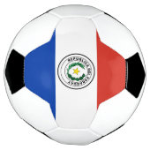 Paraguay-Flagge Fußball (Gedreht)