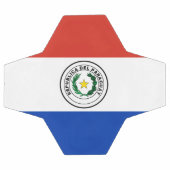 Paraguay-Flagge Fußball (Flach)