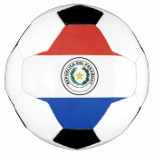 Paraguay-Flagge Fußball (Vorderseite)