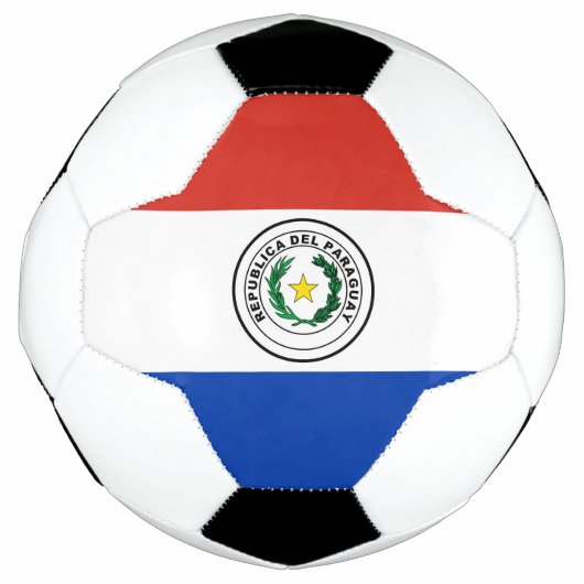 Paraguay-Flagge Fußball (Vorderseite)