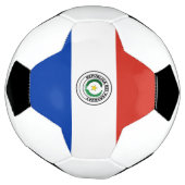Paraguay-Flagge Fußball (Gedreht)