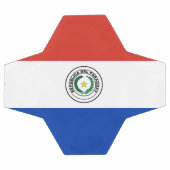 Paraguay-Flagge Fußball (Flach)