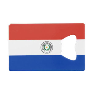 Paraguay-Flagge Geldbeutel Flaschenöffner