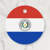 Paraguay-Flagge Geschenkanhänger (Rückseite)
