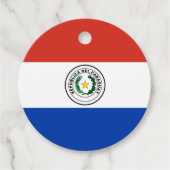 Paraguay-Flagge Geschenkanhänger (Vorderseite)