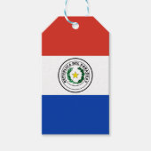 Paraguay-Flagge Geschenkanhänger (Vorderseite)