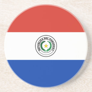 Paraguay-Flagge Getränkeuntersetzer