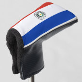 Paraguay-Flagge Golf Headcover (3/4 Vorderseite)