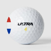 Paraguay-Flagge Golfball (Logo)