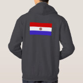 Paraguay-Flagge Hoodie (Rückseite)