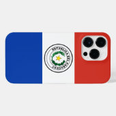 Paraguay-Flagge iPhone Hülle (Rückseite (Horizontal))