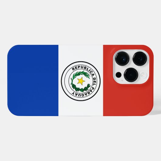 Paraguay-Flagge iPhone Hülle (Rückseite (Horizontal))