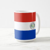 Paraguay-Flagge Kaffeetasse (VorderseiteRechts)