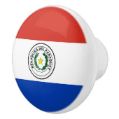 Paraguay-Flagge Keramikknauf (Rechts)