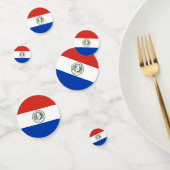 Paraguay-Flagge Konfetti (Gruppe)