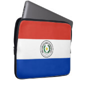 Paraguay-Flagge Laptopschutzhülle (Vorne Rechts)
