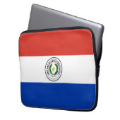 Paraguay-Flagge Laptopschutzhülle (Vorderseite Links)