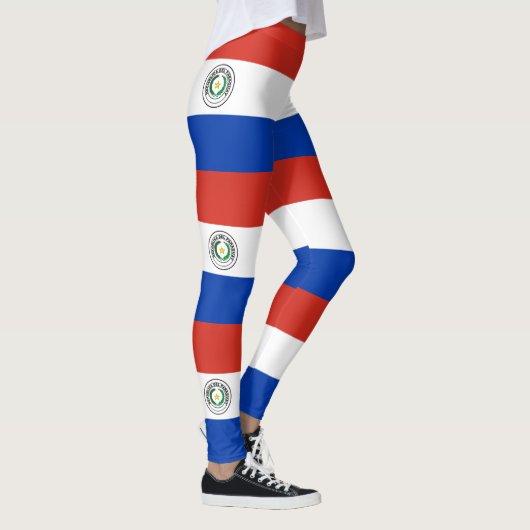 Paraguay-Flagge Leggings (Rechts)