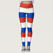 Paraguay-Flagge Leggings (Vorderseite)