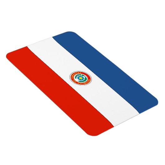 Paraguay-Flagge Magnet (Rechte Seite)
