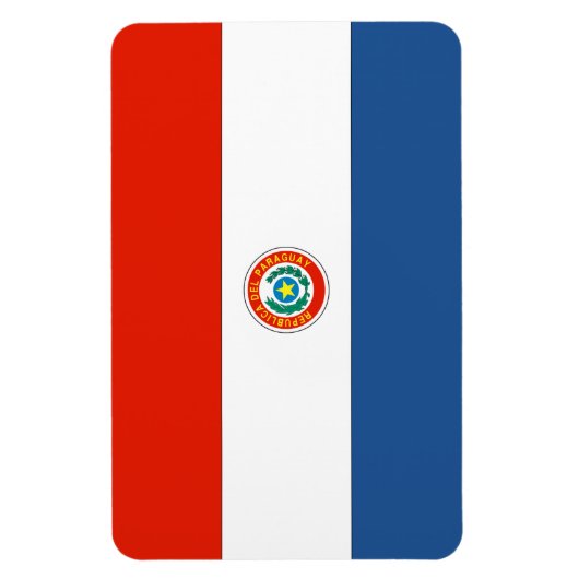 Paraguay-Flagge Magnet (Vertikal)